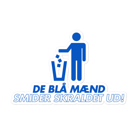 DBM stickers - Smider skraldet ud